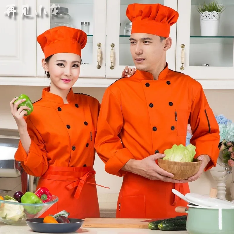 Men's Arrival Wear New Adult Hotel Jacket Kitchen Restaurant Male Uniform Clothes Suit Long-sleeve Cook Work
Men's Arrival Wear New Adult Hotel Jacket Kitchen Restaurant Male Uniform Clothes Suit Long-sleeve Cook Work