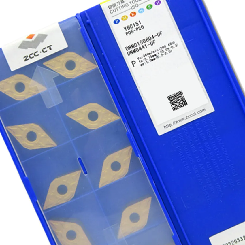 ZCC.CT DNMG150604-DF YBC151 / DNMG150604-DF YBC152 / DNMG150608-DF YBC152 DNMG441 DNMG442 CNC carbide inserts 10PCS/BOX
ZCC.CT DNMG150604-DF YBC151 / DNMG150604-DF YBC152 / DNMG150608-DF YBC152 DNMG441 DNMG442 CNC carbide inserts 10PCS/BOX