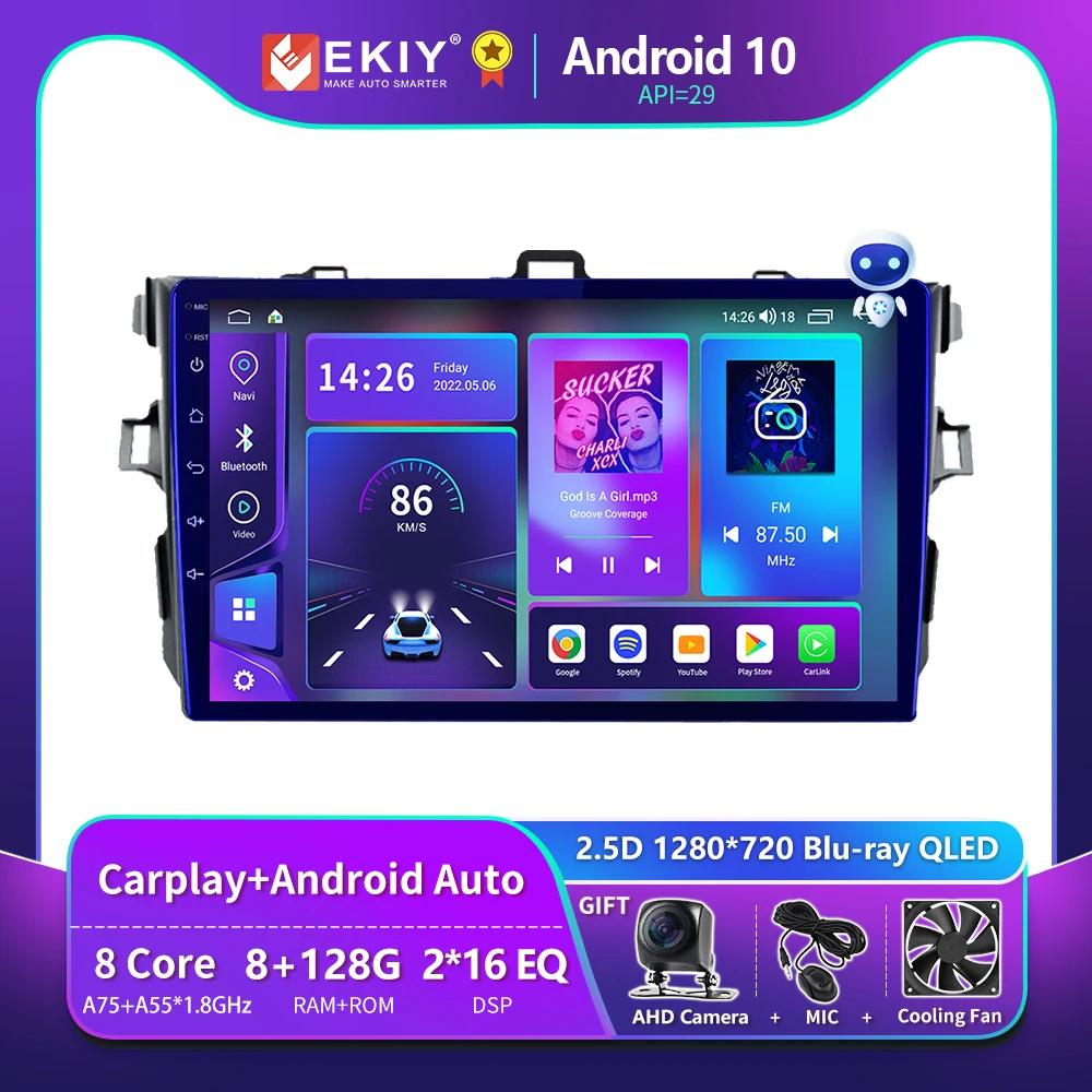 EKIY T900 Android Radio For Toyota Corolla E140/150 2007 2008 2009 2010 2011 2012 2013 Multimedia Player GPS Navi Stereo CarPlay
EKIY T900 Android Radio For Toyota Corolla E140/150 2007 2008 2009 2010 2011 2012 2013 Multimedia Player GPS Navi Stereo CarPlay