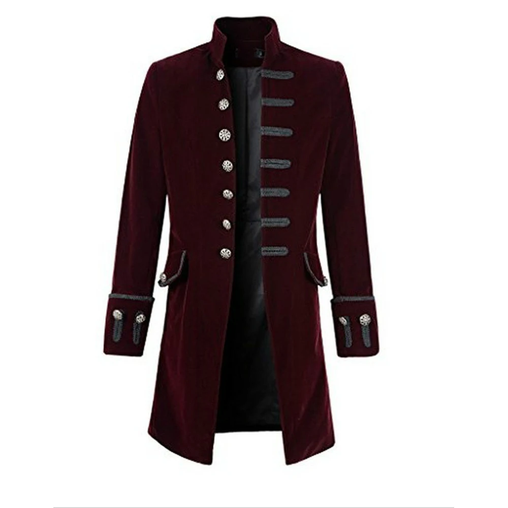 Men\\\\\\\\\\\\\\'s Tuxedo Overcoat Men’s Vintage Tuxedo Steampunk Medieval Renaissance Uniform Coat Jacket Outwear Costume
Men\\\\\\\\\\\\\\'s Tuxedo Overcoat Men’s Vintage Tuxedo Steampunk Medieval Renaissance Uniform Coat Jacket Outwear Costume