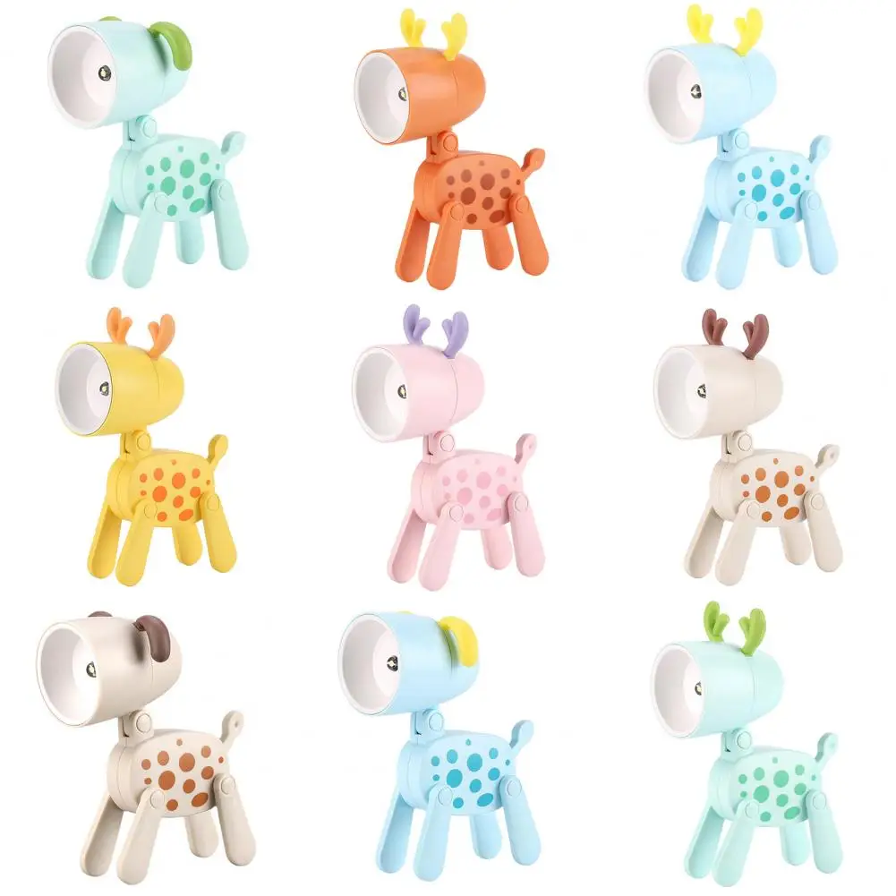 Useful Desk Lamp Foldable Illumination Low-Power Consumption Cute Cartoon Dog Deer Mini Night Lamp
Useful Desk Lamp Foldable Illumination Low-Power Consumption Cute Cartoon Dog Deer Mini Night Lamp