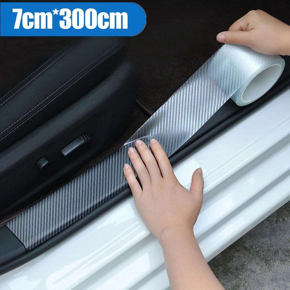 Auto Accessories Car Carbon Fiber Sticker 300cmx7cm Anti Scratch Protection Sill Protection Sticker Car Bumper
Auto Accessories Car Carbon Fiber Sticker 300cmx7cm Anti Scratch Protection Sill Protection Sticker Car Bumper