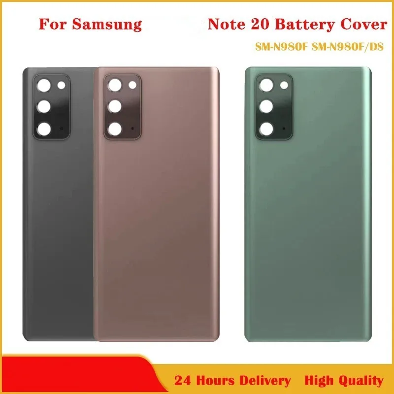 New For Samsung Note 20 N980 N981 Battery Cover Rear Door Housing 3D Glass Back Case Replacement Camera Frame Lens with Logo
New For Samsung Note 20 N980 N981 Battery Cover Rear Door Housing 3D Glass Back Case Replacement Camera Frame Lens with Logo