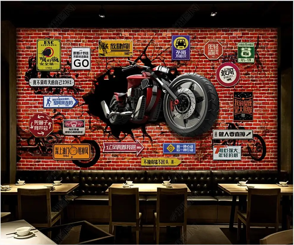 Настенные 3D-обои на заказ, со сломанной стеной на мотоцикле, вдохновляющим слоганом, настенные 3d фрески для гостиной, 3 d
Настенные 3D-обои на заказ, со сломанной стеной на мотоцикле, вдохновляющим слоганом, настенные 3d фрески для гостиной, 3 d