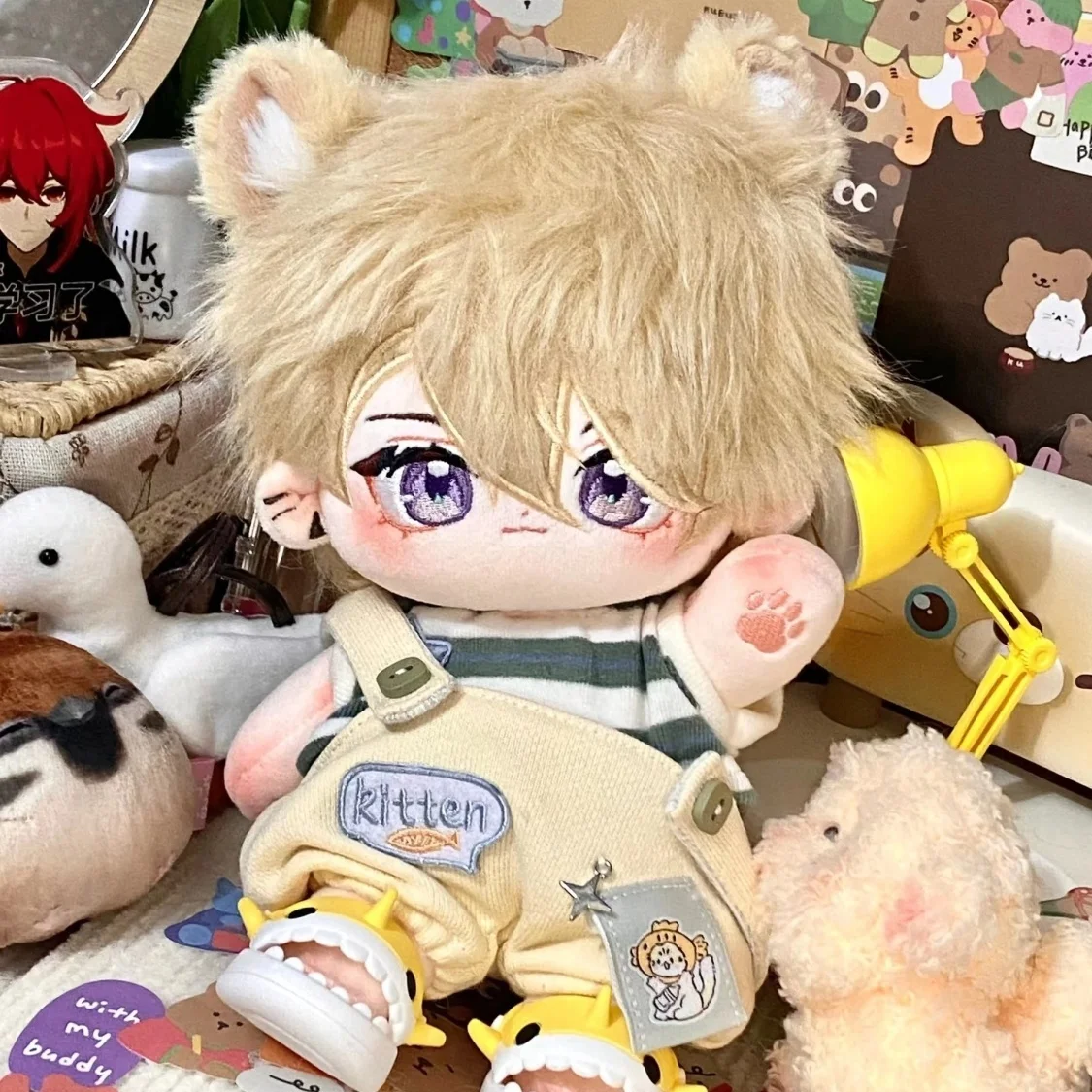 Cute Monster No Attribute Yellow Hair 20cm Cosplay Plush Stuffed Doll Body Dress UP Cotton Plushie Pillow Mascot Xmas Gift
Cute Monster No Attribute Yellow Hair 20cm Cosplay Plush Stuffed Doll Body Dress UP Cotton Plushie Pillow Mascot Xmas Gift