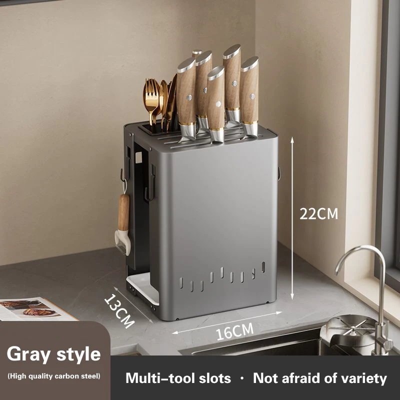Multi-functional Kitchen Knife Holder Countertop Wall Mounted Knife Holder Storage Rack Household Knife Holder Kitchen Storage R
Multi-functional Kitchen Knife Holder Countertop Wall Mounted Knife Holder Storage Rack Household Knife Holder Kitchen Storage R