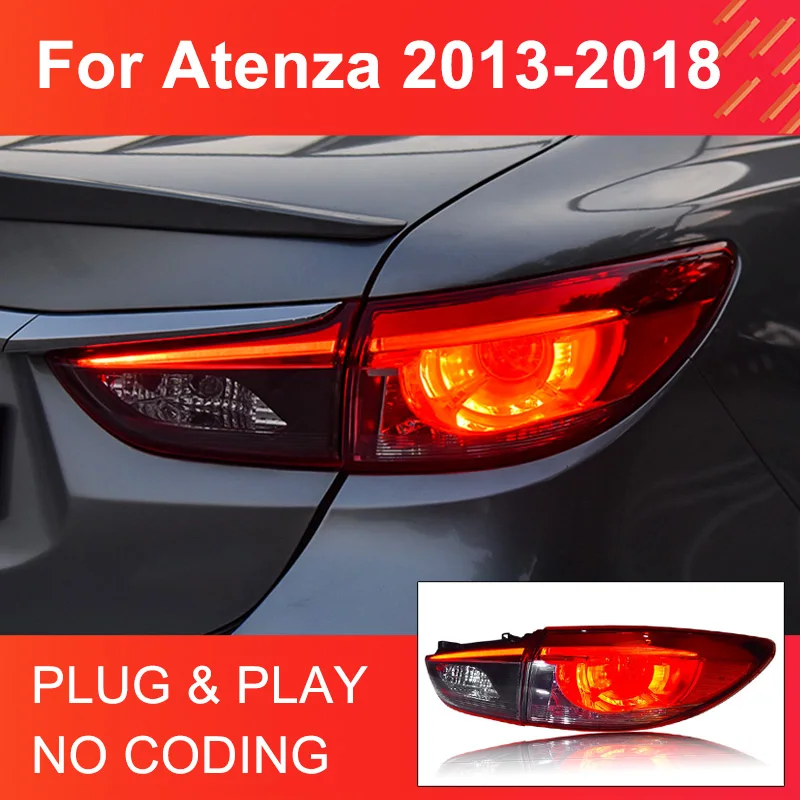 Задний фонарь в сборе для Mazda 6 Atenza 2013-2018, задние фонари, подключи и работай с задним тормозом
Задний фонарь в сборе для Mazda 6 Atenza 2013-2018, задние фонари, подключи и работай с задним тормозом