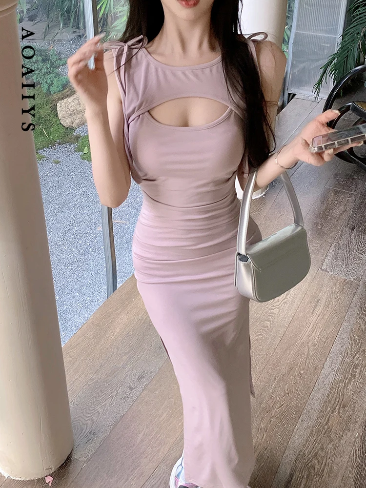 Aoaiiys Dresses for Women Dress 2023 Summer Stretch Slim Solid A-Line Elegant Hollow Out High Waisted Clothing Mid-Calf Dresses
Aoaiiys Dresses for Women Dress 2023 Summer Stretch Slim Solid A-Line Elegant Hollow Out High Waisted Clothing Mid-Calf Dresses