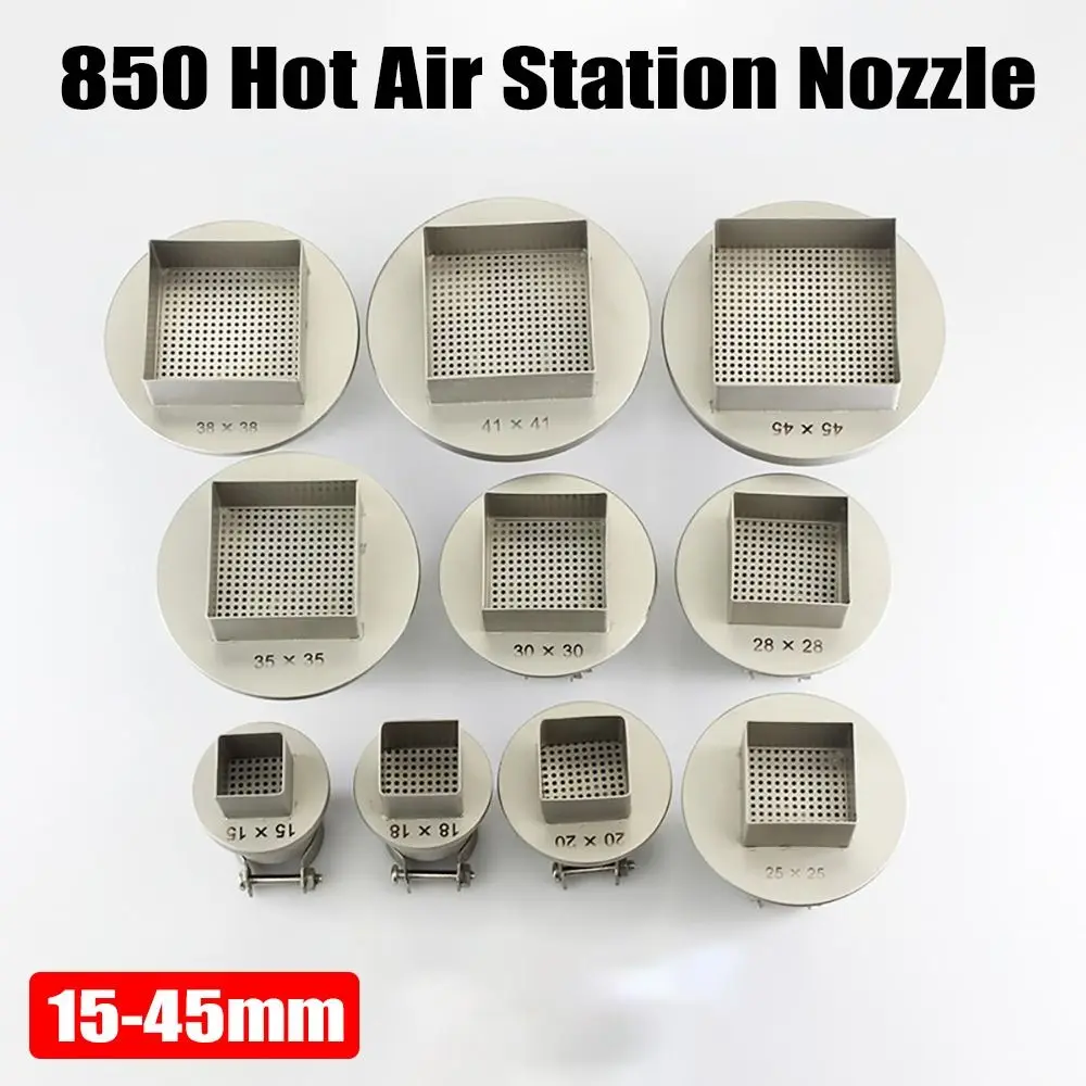 Universal Welding Tool Welding Repair For SMD SMT Rework Solder Station Nozzle Hot Air Torch Head Diameter 22mm 850 852
Universal Welding Tool Welding Repair For SMD SMT Rework Solder Station Nozzle Hot Air Torch Head Diameter 22mm 850 852