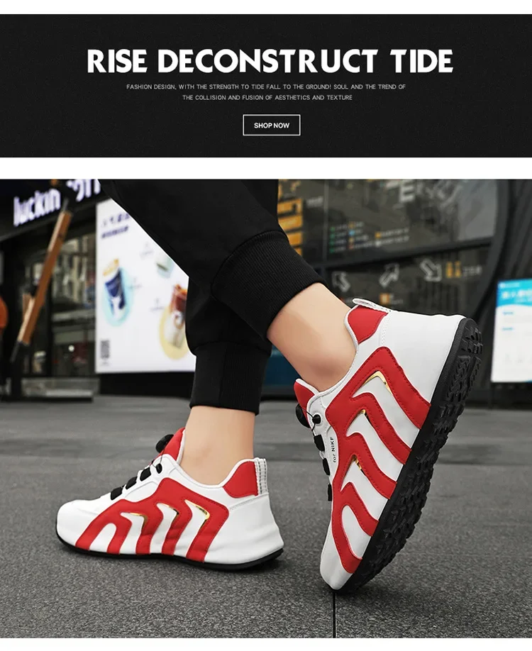 Men's Handmade Casual Sports Shoes Spring 2025 Lightweight Luxury Flat Sole Comfortable Versatile Fashionable Dad Trendy Shoes Men's Handmade Casual Sports Shoes Spring 2025 Lightweight Luxury Flat Sole Comfortable Versatile Fashionable Dad Trendy Shoes