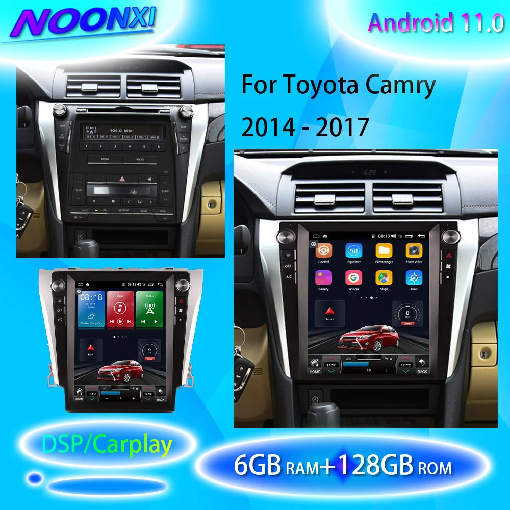 For Toyota Camry 2014-2017Car Multimedia Player GPS Navigation Video DVD Radio Stereo 2Din Carplay Head Unit 6G+128G Android11.0
For Toyota Camry 2014-2017Car Multimedia Player GPS Navigation Video DVD Radio Stereo 2Din Carplay Head Unit 6G+128G Android11.0