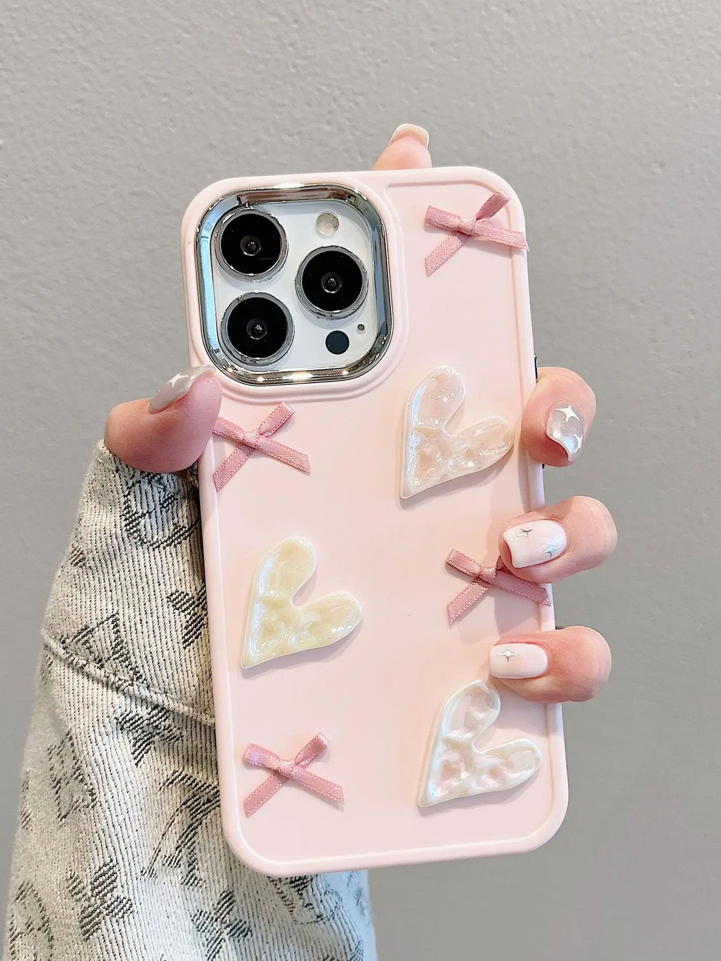 Cute 3D Bowknot Love Heart Phone Case, Soft Protective Cover, Shockproof, Korean, iPhone 14, 13, 12, 11 Pro Max, XS, XR, 7, 8 Pl
Cute 3D Bowknot Love Heart Phone Case, Soft Protective Cover, Shockproof, Korean, iPhone 14, 13, 12, 11 Pro Max, XS, XR, 7, 8 Pl
