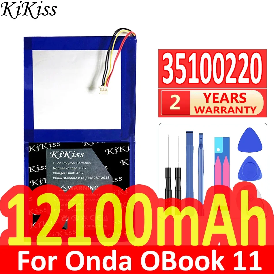 

12100mAh KiKiss Powerful Battery 35100220 (OBook11) For Onda OBook 11 Laptop Batteries