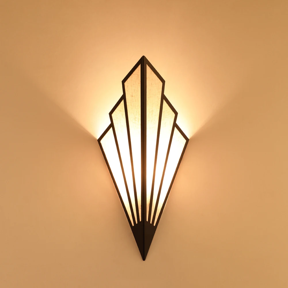 Nordic Iron Art LED Wall Lamp Corridor Aisle Staircase Bedroom Wall Lights Livingroom Bedside Lamp fan-shaped Home Deco Lighting
Nordic Iron Art LED Wall Lamp Corridor Aisle Staircase Bedroom Wall Lights Livingroom Bedside Lamp fan-shaped Home Deco Lighting