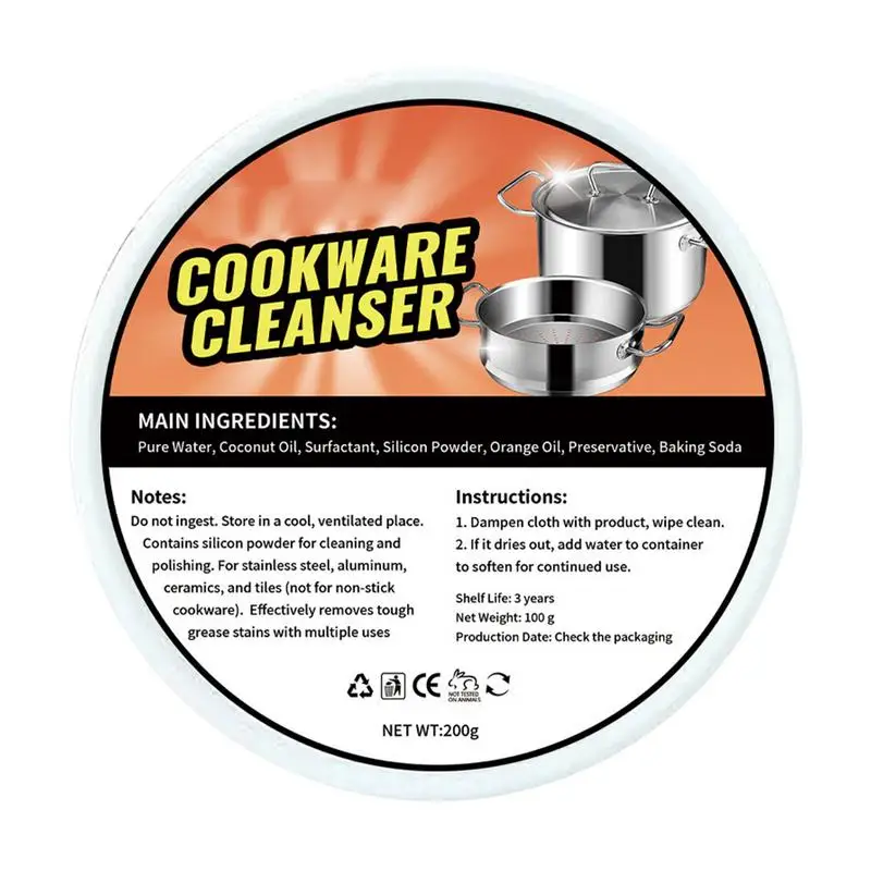 Полировальная Бытовая паста для чистки из нержавеющей стали, мощная духовка и плитка для мытья кухни, черная шкала
Полировальная Бытовая паста для чистки из нержавеющей стали, мощная духовка и плитка для мытья кухни, черная шкала