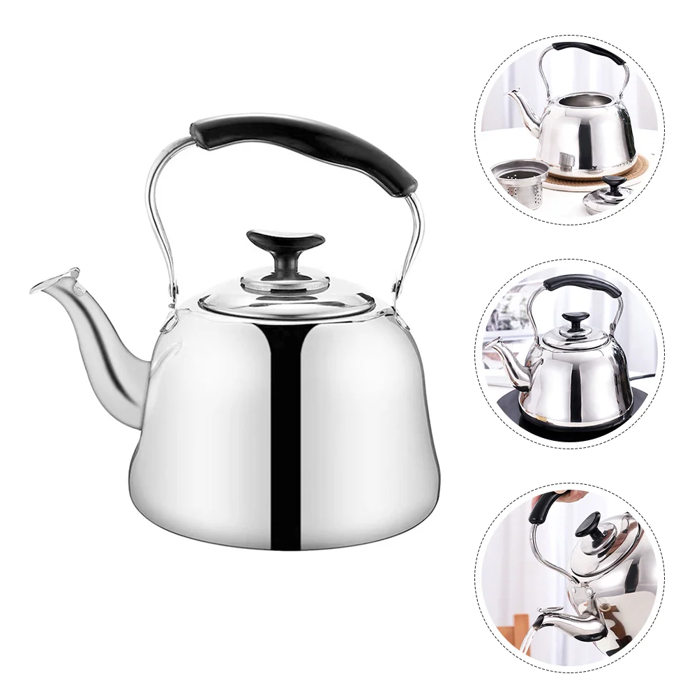 Stainless Steel Tea Kettle Whistling Pot Teakettle Water with Whistle Boiler Stovetop Large Capacity
Stainless Steel Tea Kettle Whistling Pot Teakettle Water with Whistle Boiler Stovetop Large Capacity
