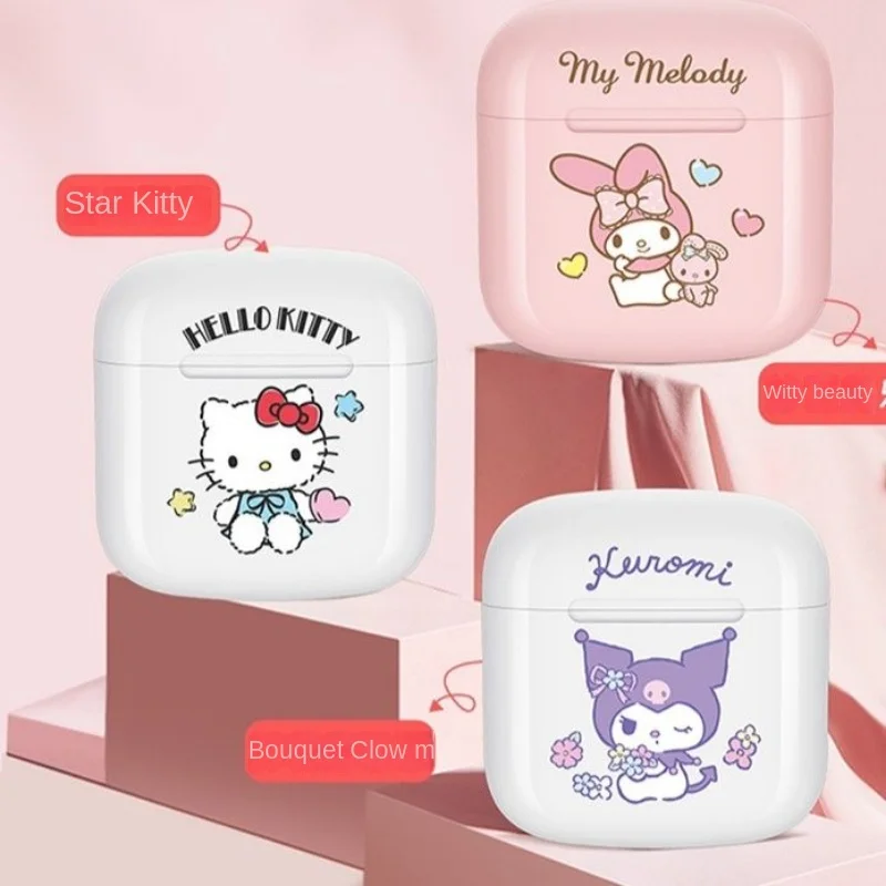 Милая Беспроводная Bluetooth-гарнитура Sanrio Hello Kitty Kulomi Meletti Kawaii, квадратная Bluetooth-гарнитура с функцией зарядки и шумоподавления, 5,0
Милая Беспроводная Bluetooth-гарнитура Sanrio Hello Kitty Kulomi Meletti Kawaii, квадратная Bluetooth-гарнитура с функцией зарядки и шумоподавления, 5,0
