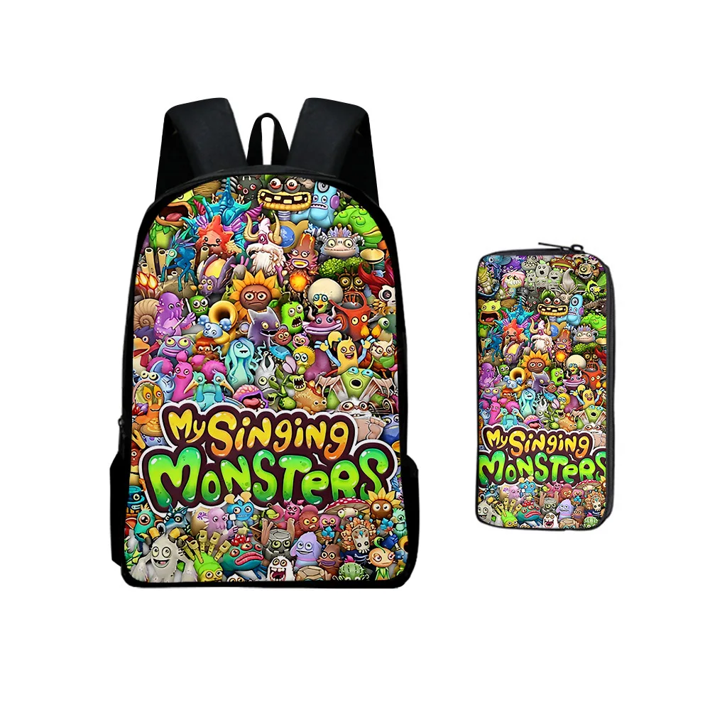 3D New Product My Singing Monsters Monster Concert Primary and Secondary School Students Two-piece Backpack Pencil Case
3D New Product My Singing Monsters Monster Concert Primary and Secondary School Students Two-piece Backpack Pencil Case
