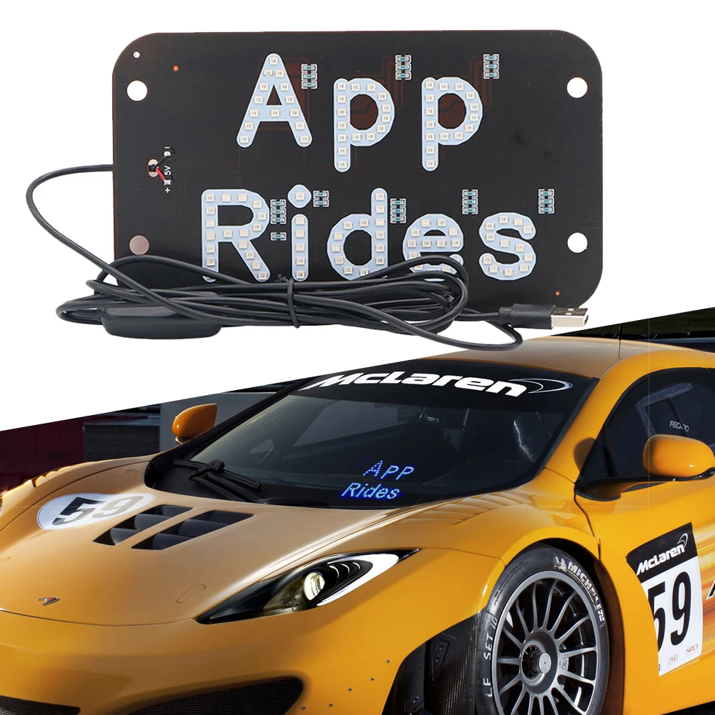 Car Led Indicator Warning Light APP Rides Car Sign Rideshare Lamp Board Car Taxi Roof Light With Suction Cup Auto Signal Lamp
Car Led Indicator Warning Light APP Rides Car Sign Rideshare Lamp Board Car Taxi Roof Light With Suction Cup Auto Signal Lamp