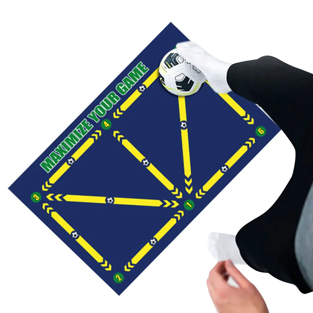 Тренировочный Коврик для футбольных ног, подвижный спортивный вспомогательный пропеллер, нескользящий тренировочный тренажер для шаров для домашнего использования
Тренировочный Коврик для футбольных ног, подвижный спортивный вспомогательный пропеллер, нескользящий тренировочный тренажер для шаров для домашнего использования