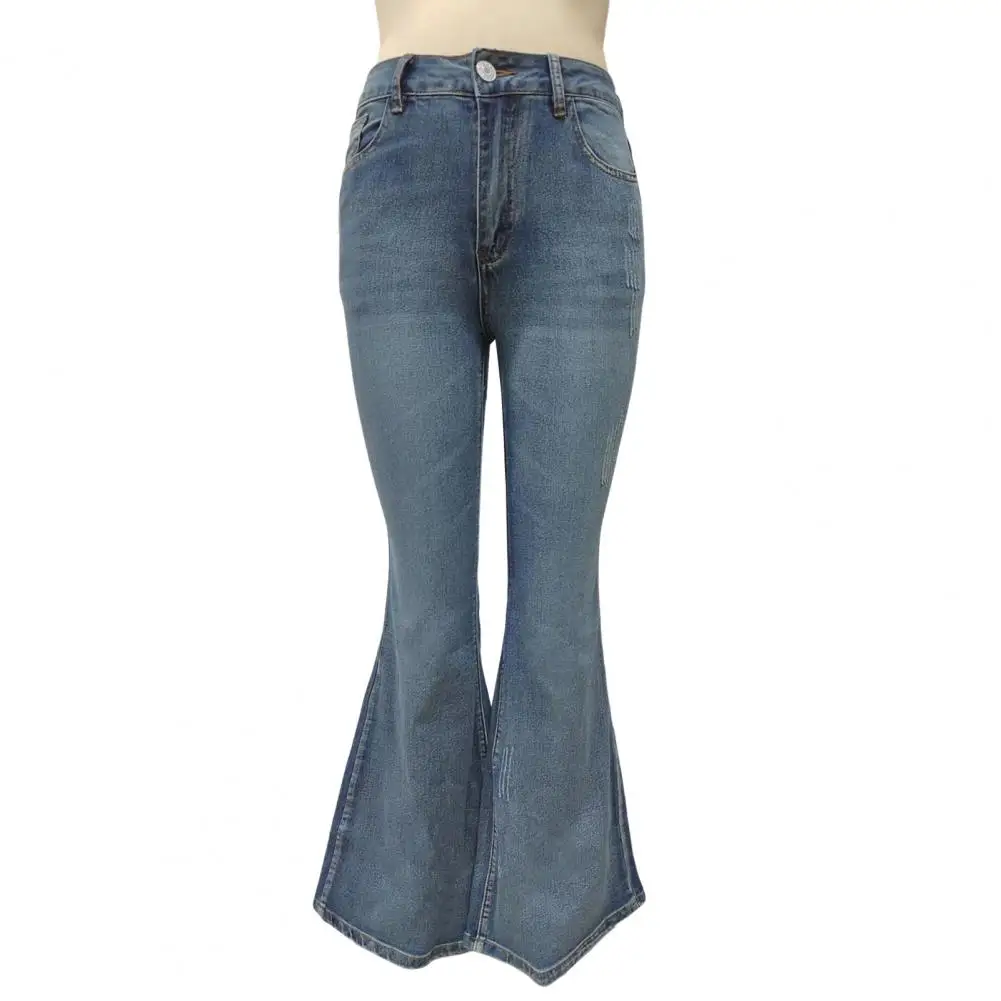 Casual Zipper Closure Jeans Stylish Women's High Waist Flared Jeans with Gradient Color Pockets Slim Fit Retro Chic for Full
Casual Zipper Closure Jeans Stylish Women's High Waist Flared Jeans with Gradient Color Pockets Slim Fit Retro Chic for Full