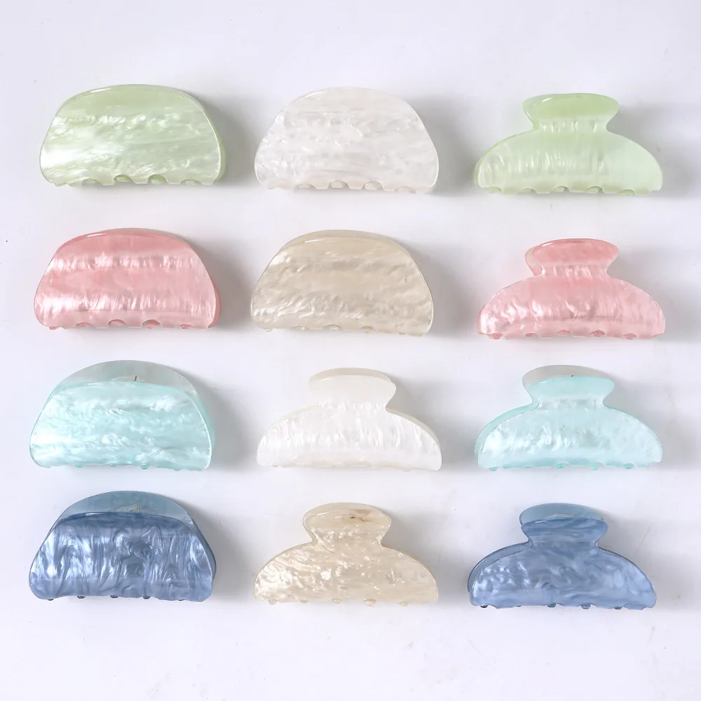 European and American Acetate material marble clip hairpin Large Barrettes Hair Clips Hair Claw Fashion for women's girl's gift
European and American Acetate material marble clip hairpin Large Barrettes Hair Clips Hair Claw Fashion for women's girl's gift