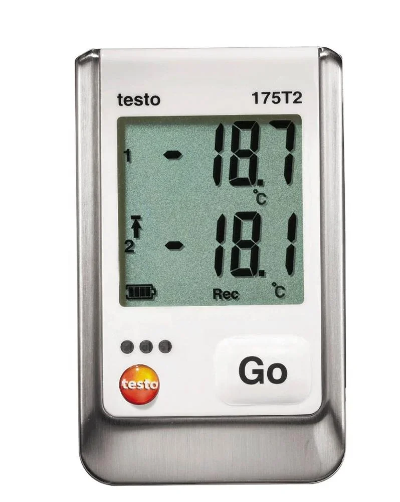 Testo 175 T2 Temperature data logger Set 0572 1752 With 0572 1001 Penetration tip NTC Temperature probe
Testo 175 T2 Temperature data logger Set 0572 1752 With 0572 1001 Penetration tip NTC Temperature probe