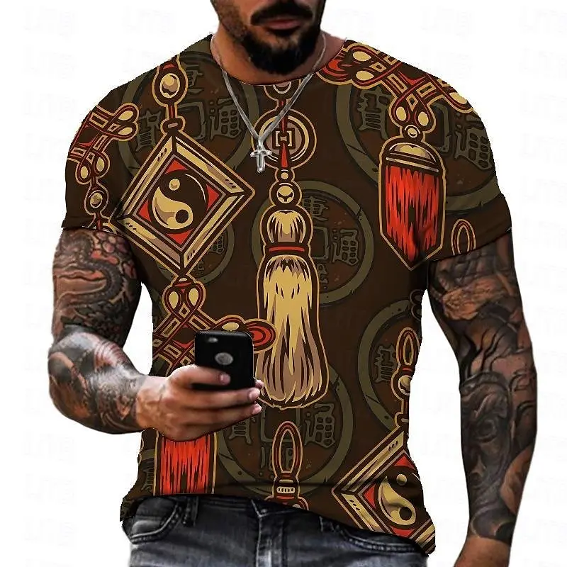 Vintage T-Shirt For Men Short Sleeve 3d Retro Harajuku Print T Shirt Street Fashion Clothing Male T Shirt Summer Oversized Tees
Vintage T-Shirt For Men Short Sleeve 3d Retro Harajuku Print T Shirt Street Fashion Clothing Male T Shirt Summer Oversized Tees
