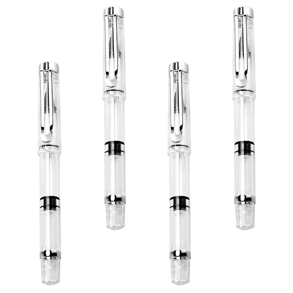 4 PCS Piston Fountain Pen Brush Office Chinese Calligraphy Empty Watercolor Plastic Refillable Pens
4 PCS Piston Fountain Pen Brush Office Chinese Calligraphy Empty Watercolor Plastic Refillable Pens