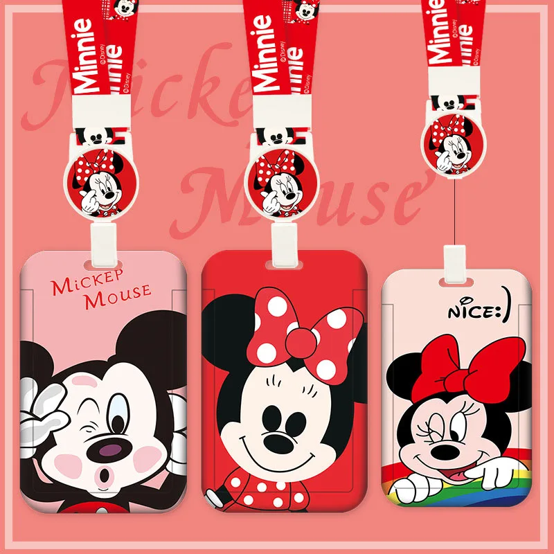 Long Strap Cartoon Mickey Minnie Rotate Badge Reel Workers Nurse ID Holder Girl Boy Retractable Name Card Holder Accessory
Long Strap Cartoon Mickey Minnie Rotate Badge Reel Workers Nurse ID Holder Girl Boy Retractable Name Card Holder Accessory