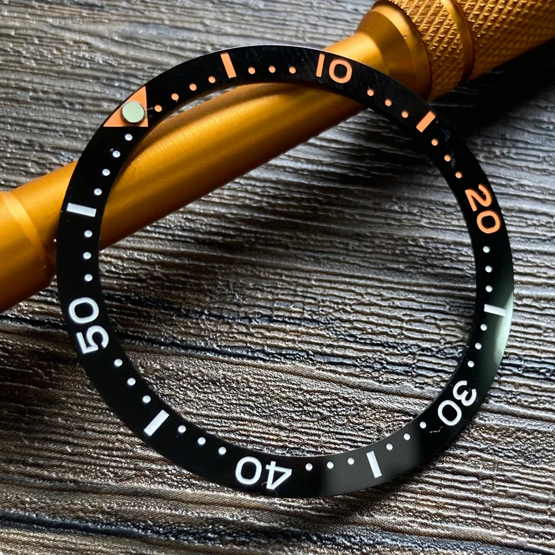 Watch Modify Parts 37.9mm/31.5mm Black Orange Ceramic Bezel Insert Fit Heimdallr Black Turtle Case 
Watch Modify Parts 37.9mm/31.5mm Black Orange Ceramic Bezel Insert Fit Heimdallr Black Turtle Case