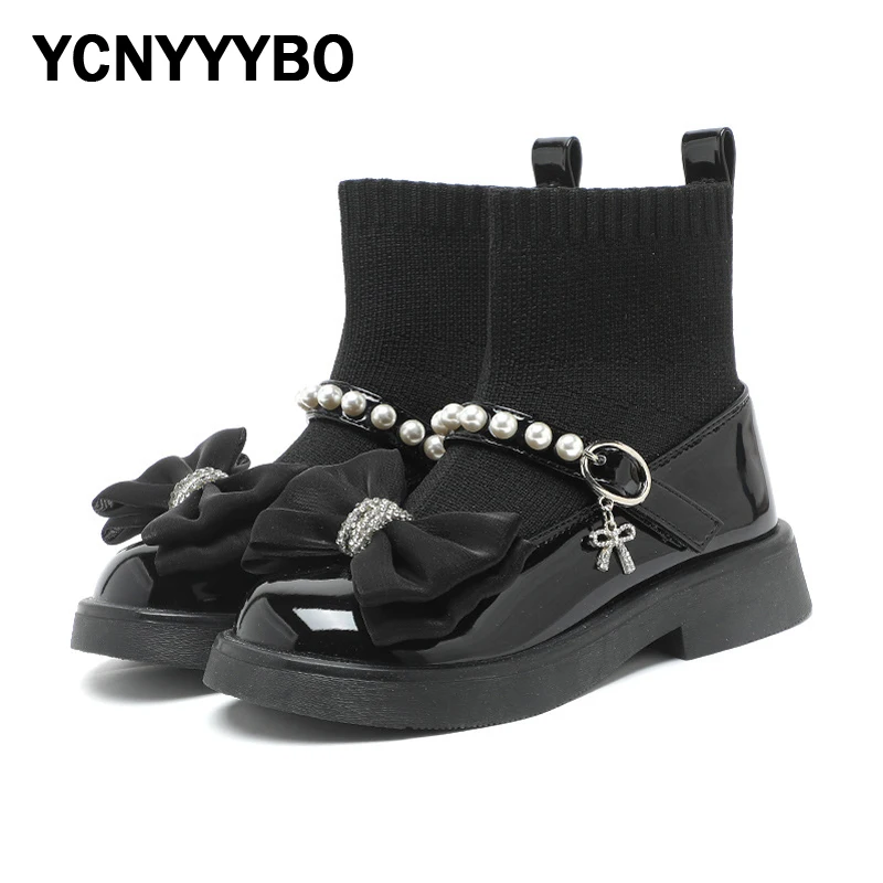 New Autumn Kids Bow Fashion Boots Children Ankle Boots Baby Girls Brand Sock Shoes Rhinestone Boots Slip On Princess Platform
New Autumn Kids Bow Fashion Boots Children Ankle Boots Baby Girls Brand Sock Shoes Rhinestone Boots Slip On Princess Platform