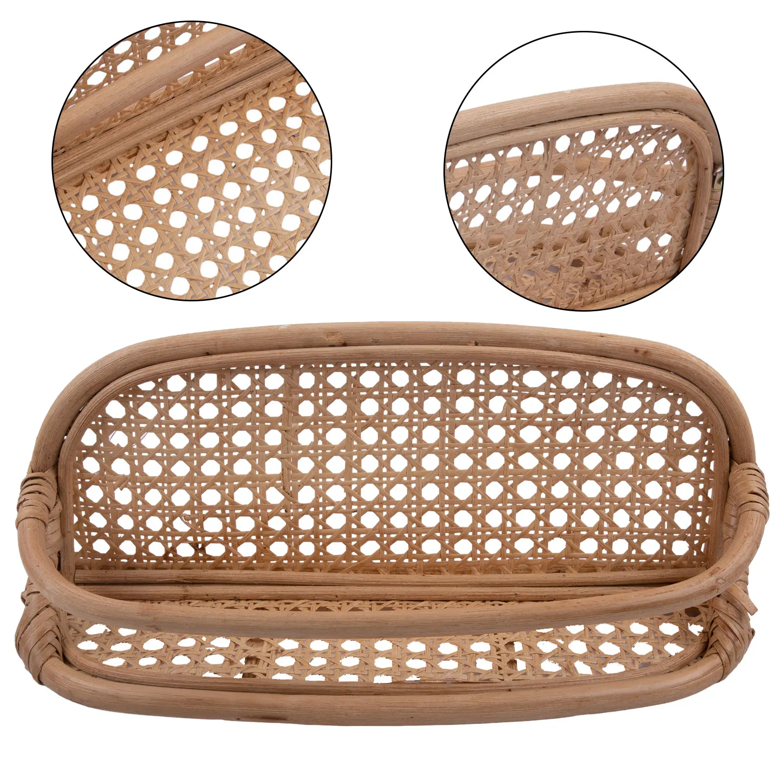 Storage Rack Rattan Shelf Wall Shelves 40*16*11cm Beige Floating Shelves Hand-woven Hanging Plant Shelf Linen Rope
Storage Rack Rattan Shelf Wall Shelves 40*16*11cm Beige Floating Shelves Hand-woven Hanging Plant Shelf Linen Rope