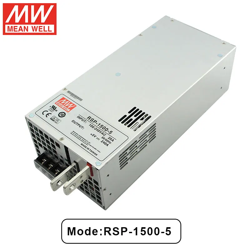 MEAN WELL RSP-1500-48 1500W AC To DC 5V 15V 12V 24V 48V Switching Power Supply Unit with PFC Function
MEAN WELL RSP-1500-48 1500W AC To DC 5V 15V 12V 24V 48V Switching Power Supply Unit with PFC Function