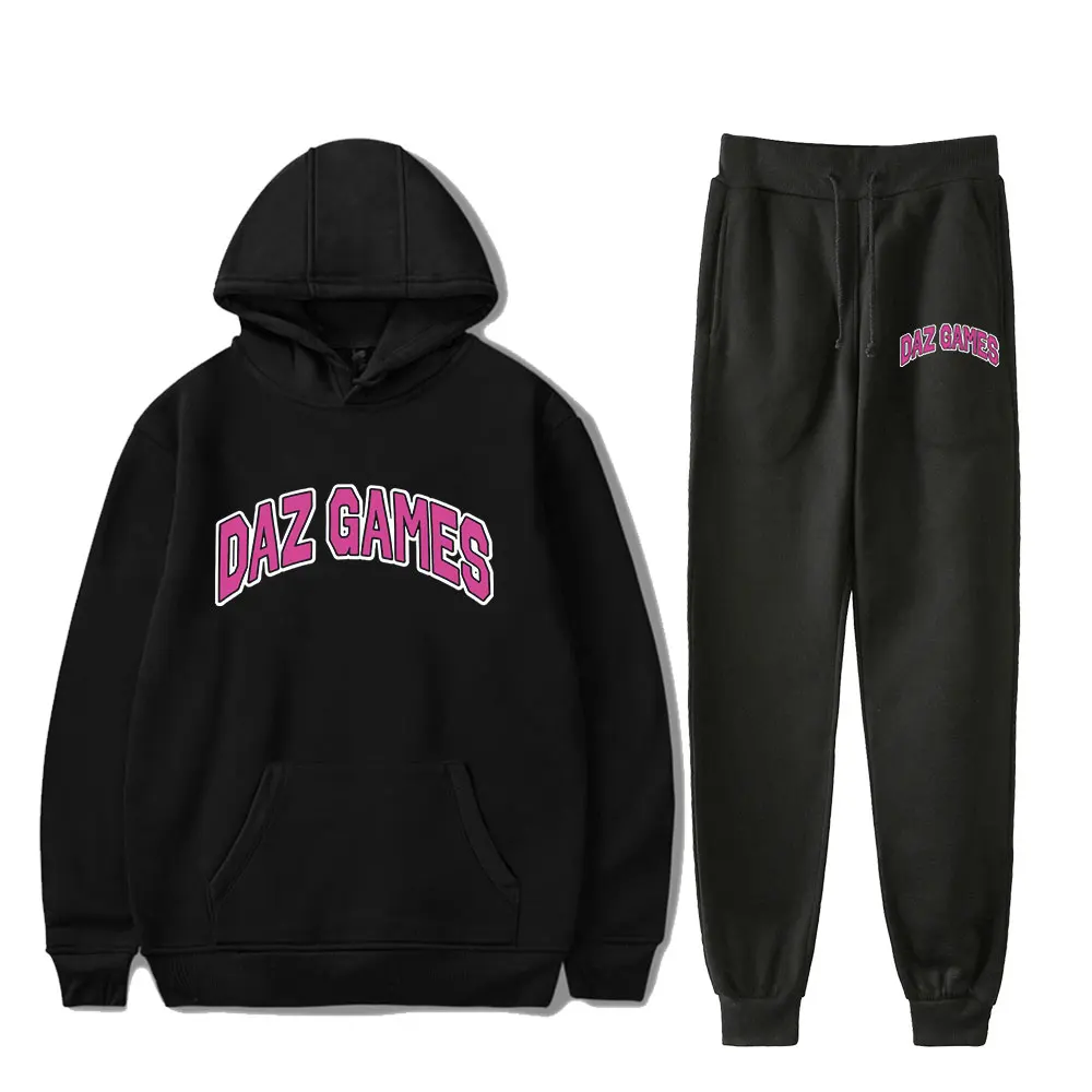 Daz Games Logo Two Piece Set Women Men Long Sleeve Hoodies+Jogger Pants Fashion Streetwear Clothes
Daz Games Logo Two Piece Set Women Men Long Sleeve Hoodies+Jogger Pants Fashion Streetwear Clothes