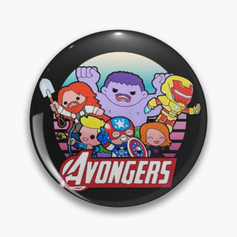 The Avongers Pin Fashion Soft Button Lover Creative Gift Collar Decor Customizable 
The Avongers Pin Fashion Soft Button Lover Creative Gift Collar Decor Customizable