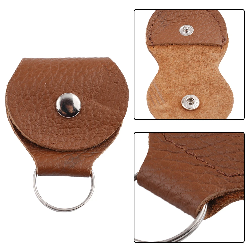 1pcs Leather Guitar Picks Holder Bag Plectrums Case Random Color Keychain Accessories 64*46mm Guitar Practice Equipment
1pcs Leather Guitar Picks Holder Bag Plectrums Case Random Color Keychain Accessories 64*46mm Guitar Practice Equipment