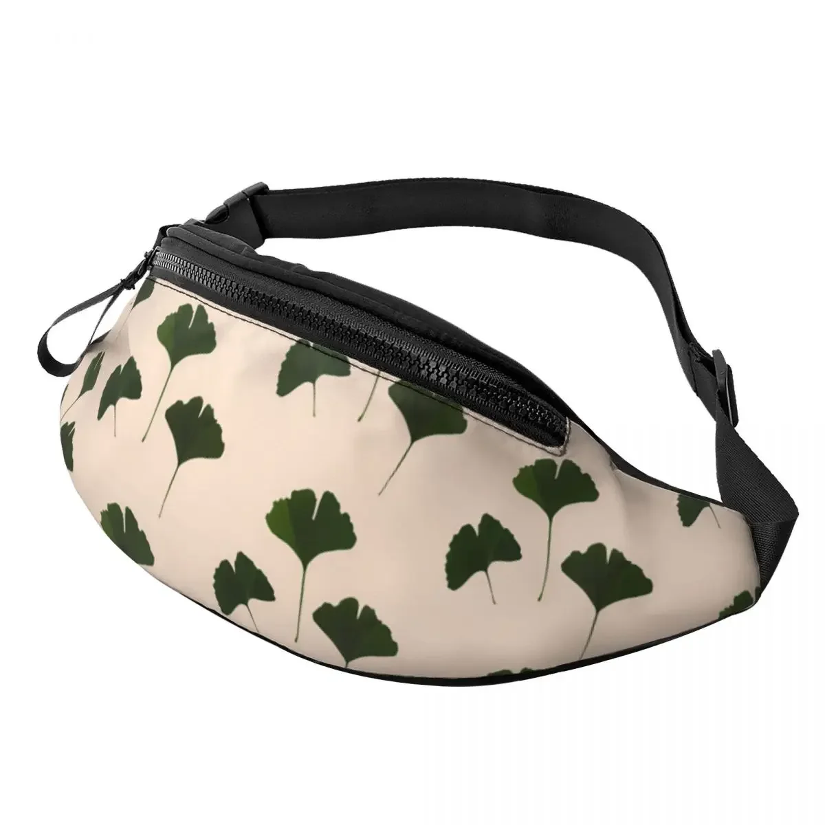 Ginkgo Biloba Waist Bag Black Leaves Print Polyester Pattern Waist Pack Men Bicycle Bag
Ginkgo Biloba Waist Bag Black Leaves Print Polyester Pattern Waist Pack Men Bicycle Bag