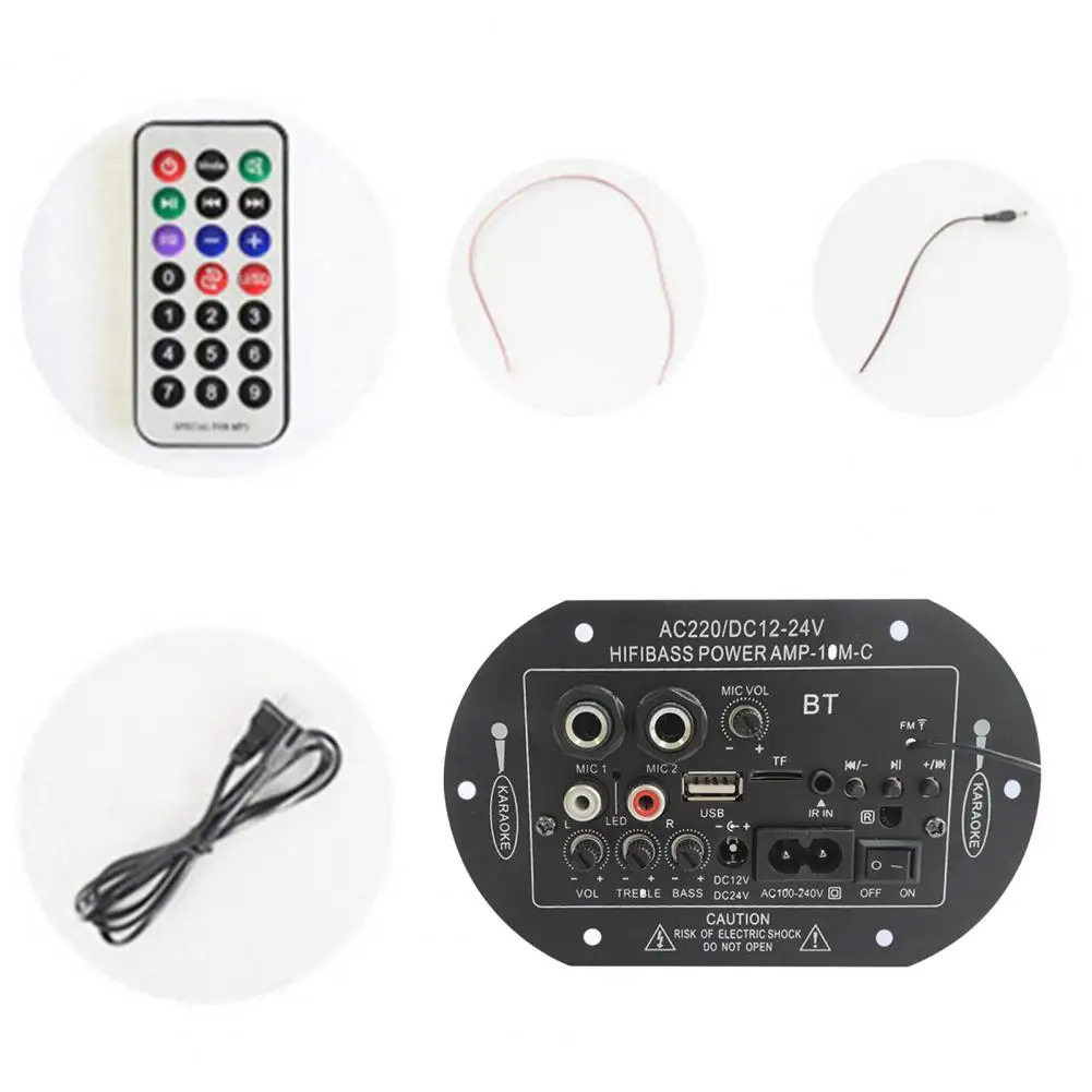 Practical Metal Digital Amplifier Board Easy Operation Bluetooth-compatible Car Audio Amplifier Module Multipurpose
Practical Metal Digital Amplifier Board Easy Operation Bluetooth-compatible Car Audio Amplifier Module Multipurpose
