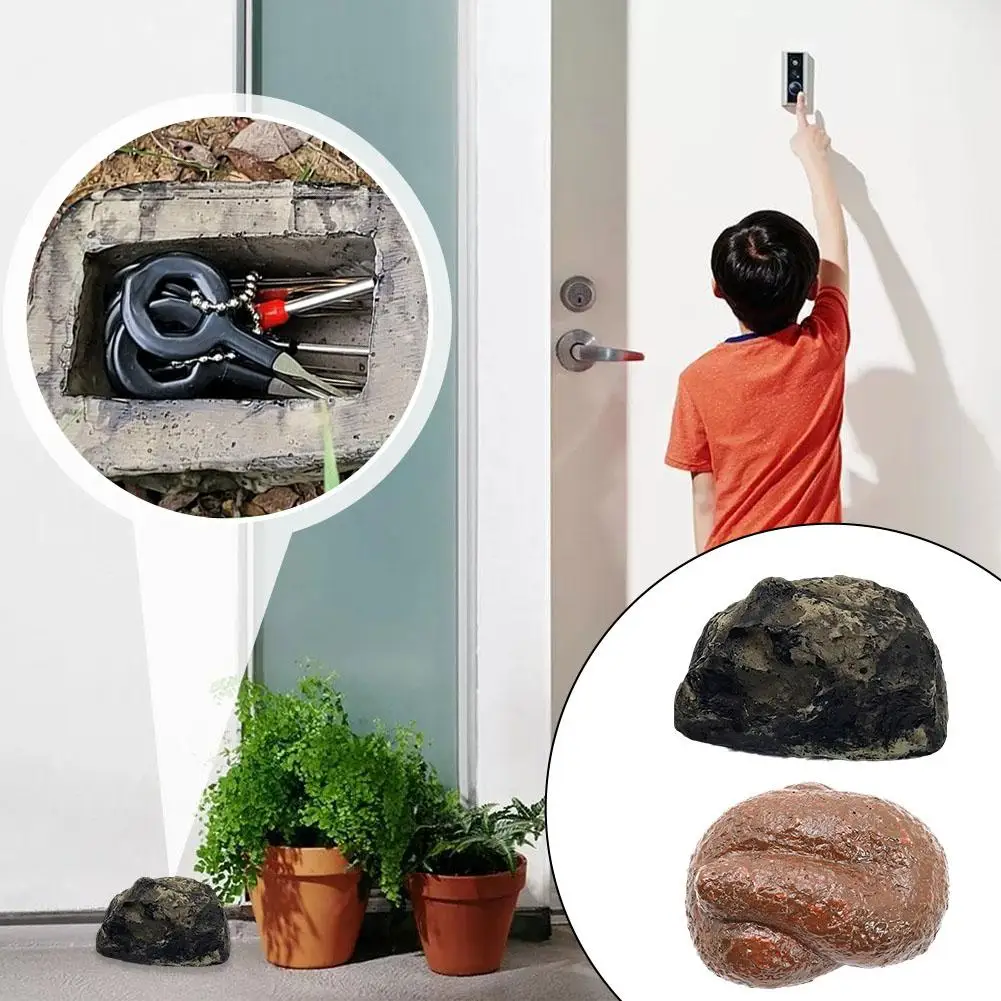 Simulated Stone Hide a Spare Key Fake Rock Storage Banks Compartment Box Secret Box Piggy Device Money Stash Money Z1V5
Simulated Stone Hide a Spare Key Fake Rock Storage Banks Compartment Box Secret Box Piggy Device Money Stash Money Z1V5