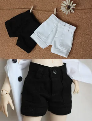 

BJD Pants For 1/3 1/4 BJD SD DD MSD MDD Doll Pants Refreshing Zhengtai Short/Zhengtai Shorts (Available in Black/White)
