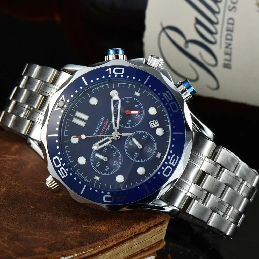 Top Original Brand Watches For Mens New Business Stainless Steel Automatic Date Watch Fashion Chronograph Sport Quartz AAA Clock
Top Original Brand Watches For Mens New Business Stainless Steel Automatic Date Watch Fashion Chronograph Sport Quartz AAA Clock