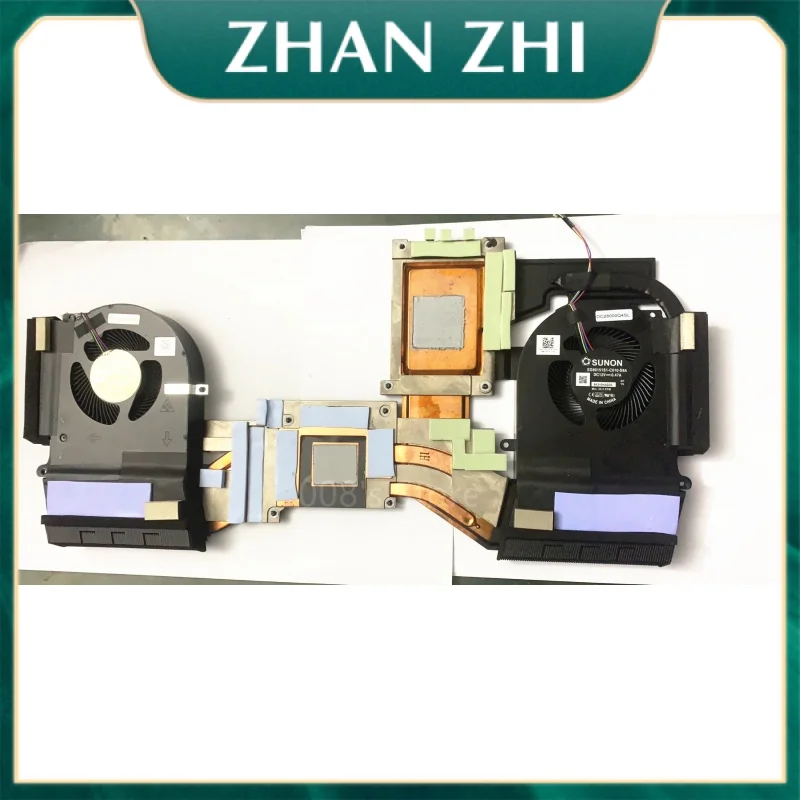 New Cooler Fan Heatsink For Dell Alienware Area 51M R2 RTX3080 0TPV77 0TW5Y8 EG 80151S1-C010-S9A/EG80151S1-C020-S9A Radiator
New Cooler Fan Heatsink For Dell Alienware Area 51M R2 RTX3080 0TPV77 0TW5Y8 EG 80151S1-C010-S9A/EG80151S1-C020-S9A Radiator