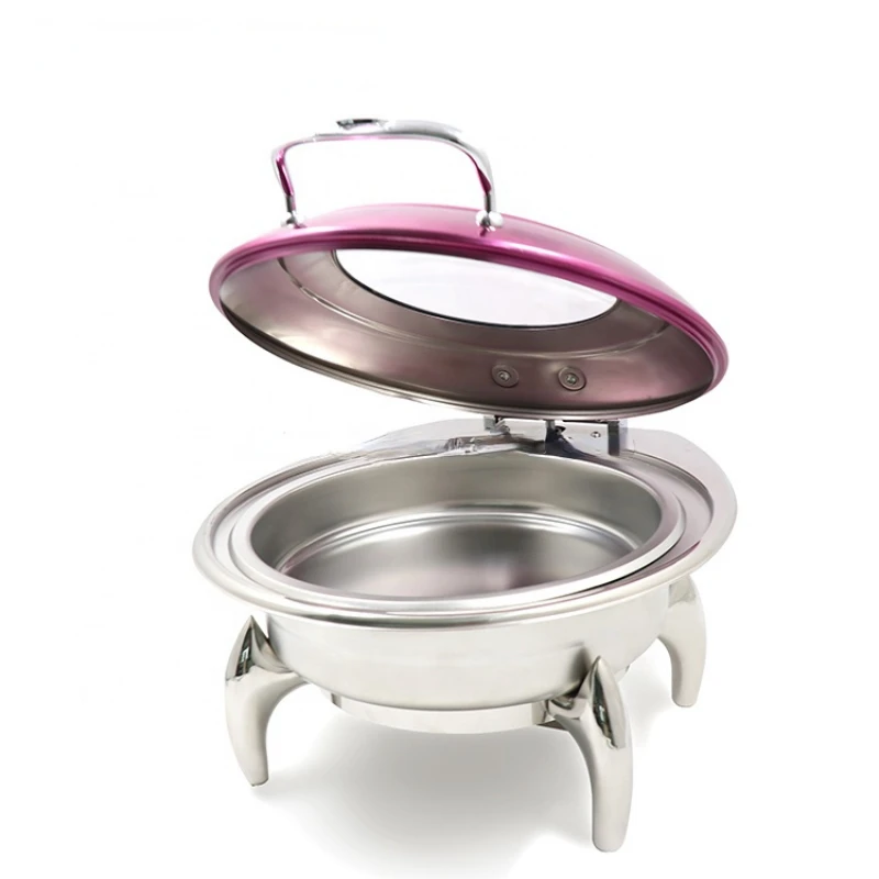 catering kitchen equipment 201 stainless steel round purple chafing dish delux electric heater
catering kitchen equipment 201 stainless steel round purple chafing dish delux electric heater