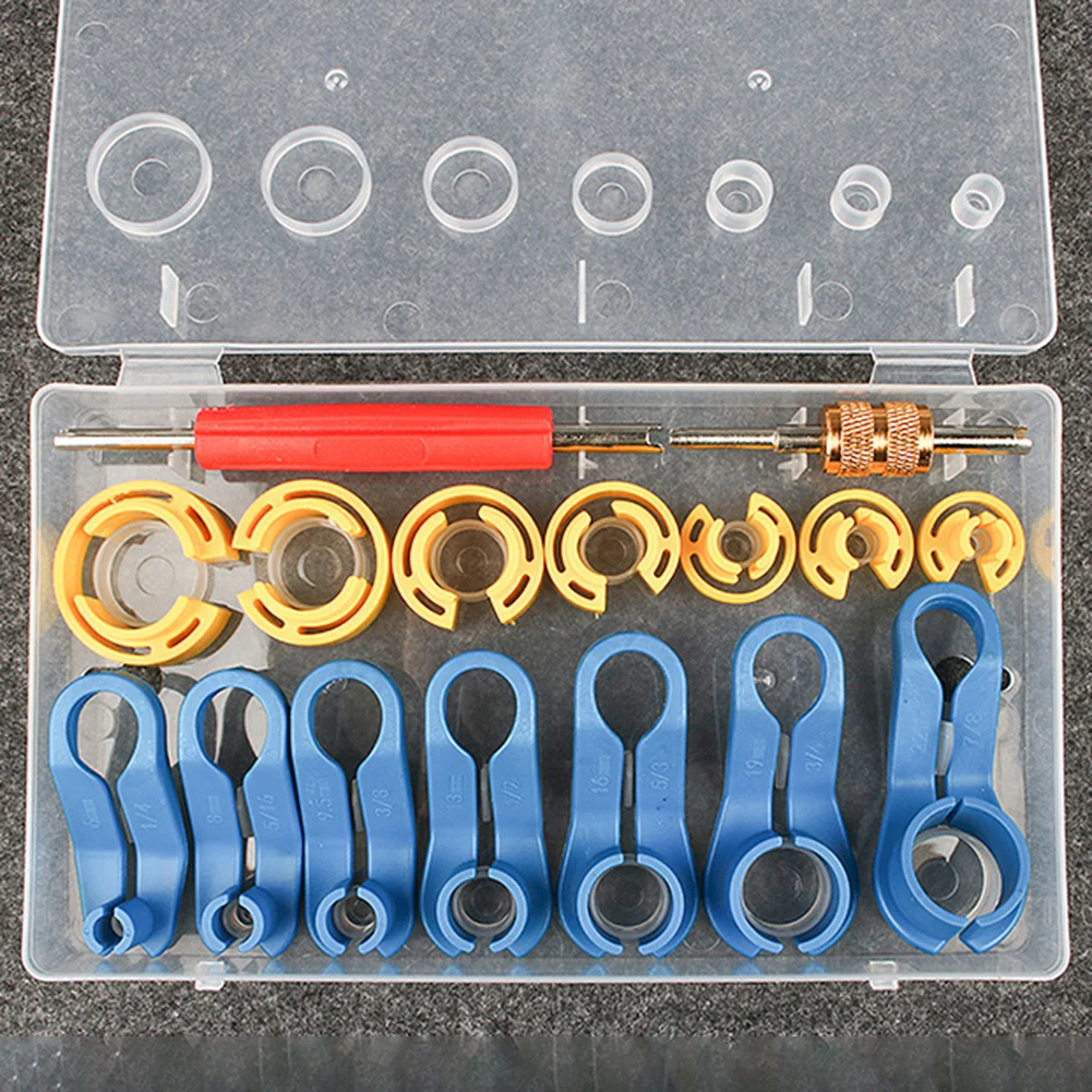 Quick Disconnect Removal Tool for Automotive Fuel Line Easy Removal and Assembly Reliable Material 16 Piece Set
Quick Disconnect Removal Tool for Automotive Fuel Line Easy Removal and Assembly Reliable Material 16 Piece Set
