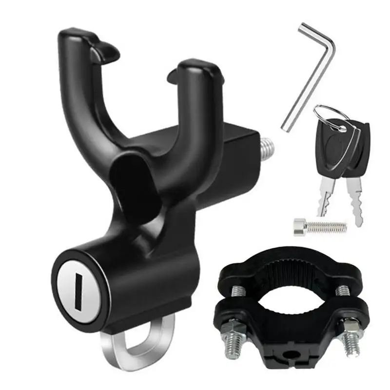 Anti-theft Helmet Lock Motorbike Universal Security Helmets Lock With Keys 2 In 1 Tamper-Proof Bike Helmets Lock Hangings Hook
Anti-theft Helmet Lock Motorbike Universal Security Helmets Lock With Keys 2 In 1 Tamper-Proof Bike Helmets Lock Hangings Hook