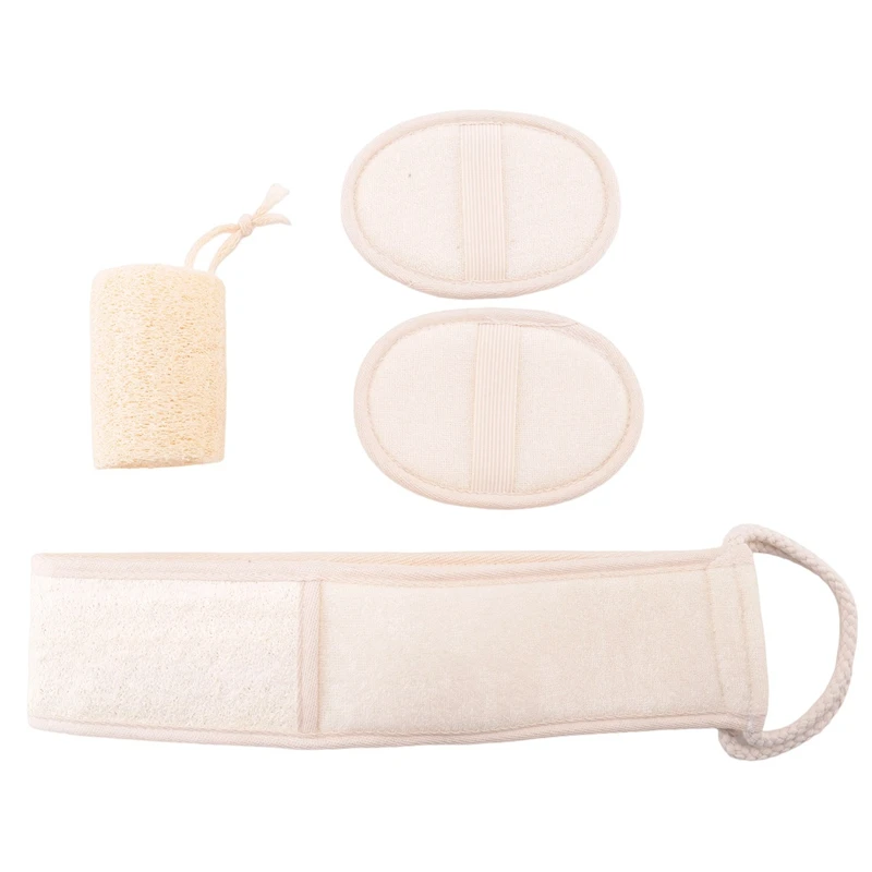 

Exfoliating Loofah Bath Sponge Sets,Loofah Back Scrubber,Body Scrub,Face Clean Loofah Pad,For Shower,Body Wash,Face Wash