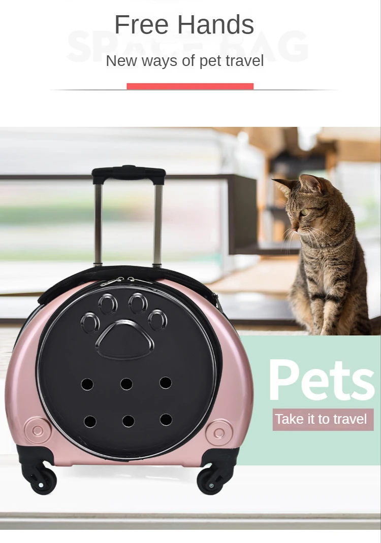 New Trolley Cat Cat Bag Go Out Portable Space Capsule School Bag Pet Backpack Go Out Door Trolley Case Hand-carry
New Trolley Cat Cat Bag Go Out Portable Space Capsule School Bag Pet Backpack Go Out Door Trolley Case Hand-carry
