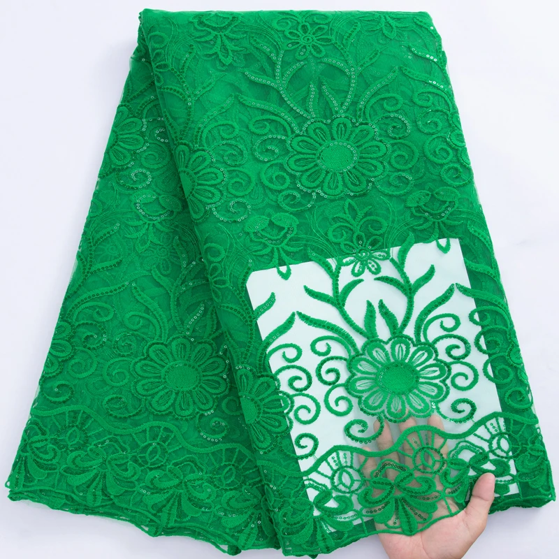 African Lace Fabric 2022 Green Milk Fiber With Flower Mesh Lace Fabric Sequins Fabric Nigerian Tulle Material For Party A3089
African Lace Fabric 2022 Green Milk Fiber With Flower Mesh Lace Fabric Sequins Fabric Nigerian Tulle Material For Party A3089
