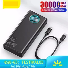 Baseus Power Bank 30000mAh 65W PD Quick Charge QC3.0 Powerbank For Laptop External Battery Charger For iPhone Samsung Xiaomi
Baseus Power Bank 30000mAh 65W PD Quick Charge QC3.0 Powerbank For Laptop External Battery Charger For iPhone Samsung Xiaomi